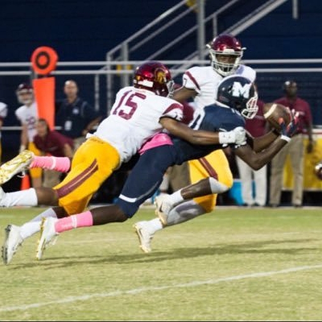 Ramel Keyton (10) - Class of 2019 WR - Marietta HS, GA - (photo Ramel Keyton - Twitter)