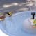 Two friends enjoy scooping a cool drink on a hot August afternoon in Detroit.  Camera concealed at open window 4ft away. 2008