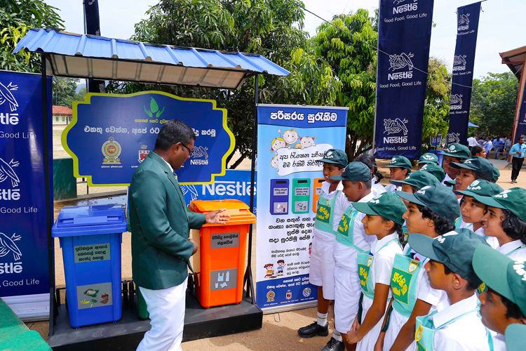Nestlé Lanka commits to making 100 of its packaging recyclable or