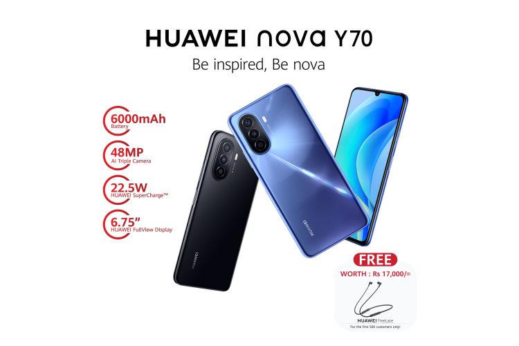 Huawei Launches The Nova Y70 Feature Packed Smartphone At A Customer 
