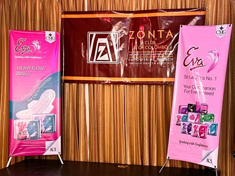 Eva donates sanitary napkins to 100,000 economically challenged school girls Adaderana Biz