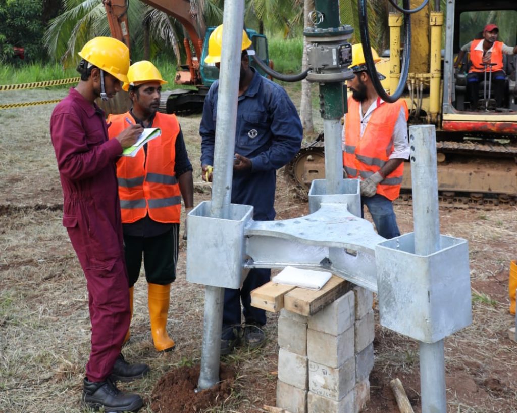 Ceylon Energy introduces Helical Anchors Redefining construction in