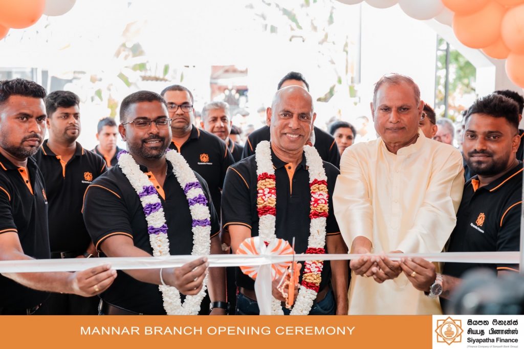Siyapatha Finance expands presence in the North with the newest branch in Mannar