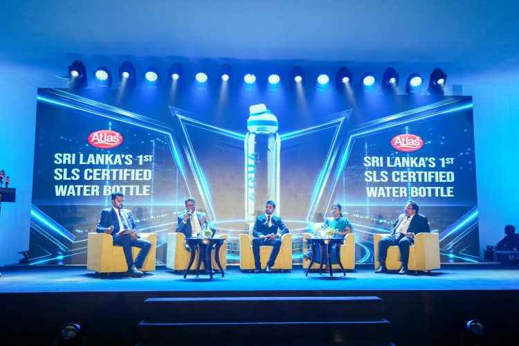 Atlas SLS certified water bottle launch event