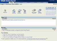Intuit Online Payroll Home Page Screenshot