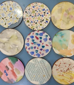 Watercolor Coasters