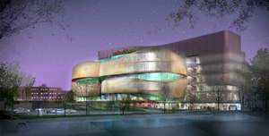 Interdisciplinary science and engineering complex at northeastern university lower roxbury ruggles mbta suffolk construction new academic building payette architectural rendering 1