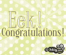 Eek! Congratulations!