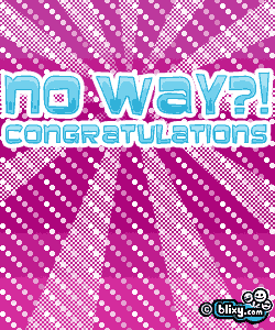 No way?! Congratulations!