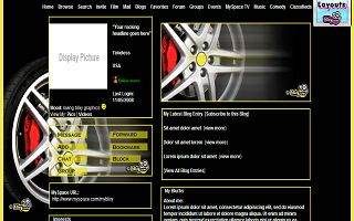 Fast car wheel