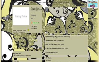 Art mosaic eyes Myspace Layout