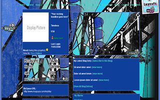 Blue crane construction