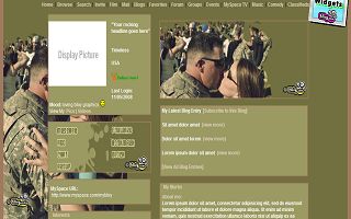 Camouflage military hug