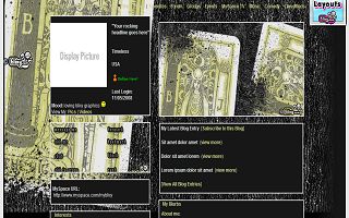 Cards in blackness