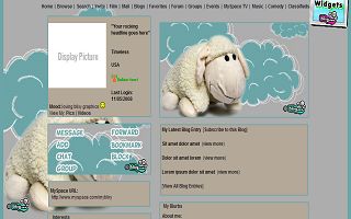 Cute stuffed sheep