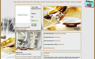 Gold wedding rings