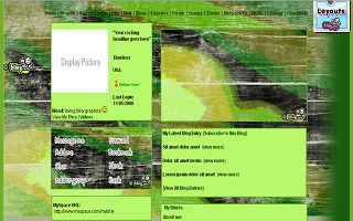 Streaking faded green wavy lines