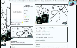 Kittens and swirls