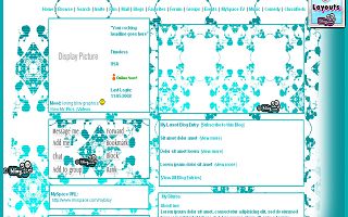 Light blue square stars in white