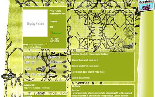 Light green thorny black shapes