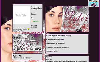 Myspace Layouts Liv Tyler 2