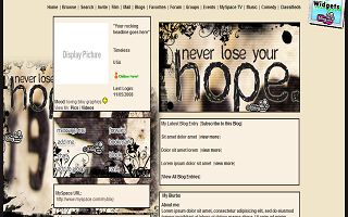 Never lose hope