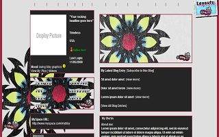 Sharp flower design