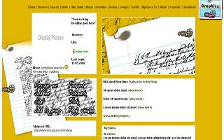 Orange yellow notebook paper writing