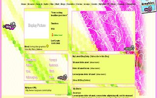 Pink and light green line stems