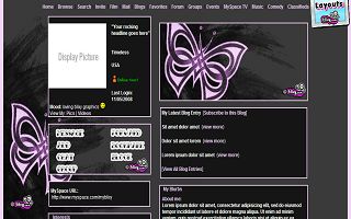Purple butterfly