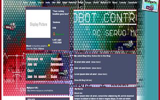 Robot controller myspace layout