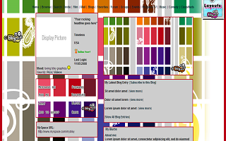 Tiling color window panes