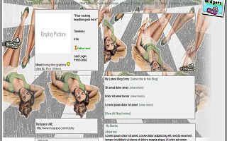 Tiling woman laying down