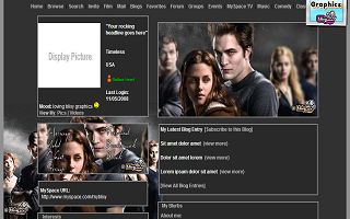 Twilight animated flashing layout