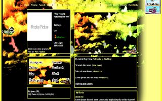 Yellow green clouds and flying birds