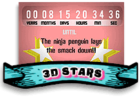 3D Stars Countdown
