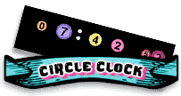 Motion Clocks Colorful Circle Clock