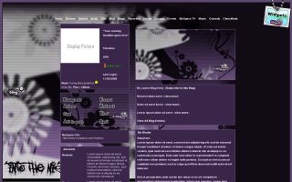 Black and Purple Stars