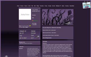 Black and purple vines