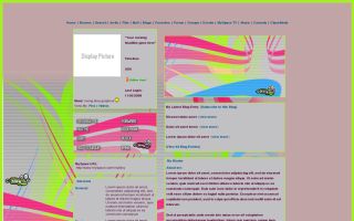 Dancing color lines and circles