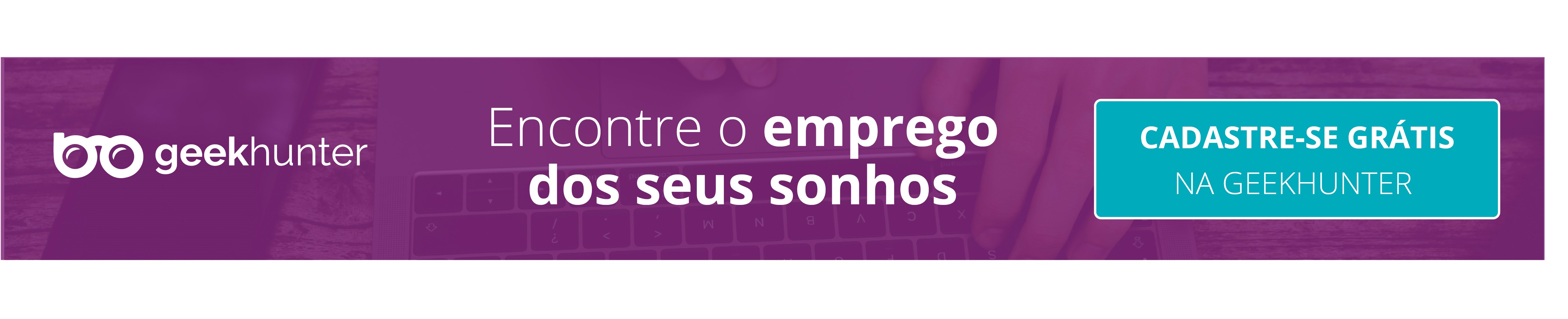 cadastro na plataforma de empregos geekhunter