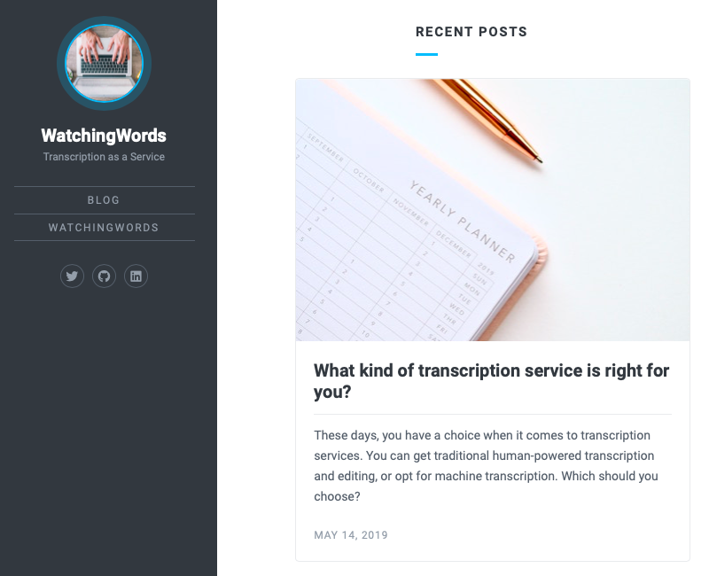 The WatchingWords Blog
