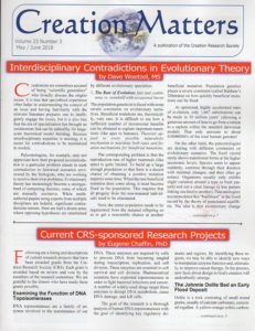 Creation Matters newsletter