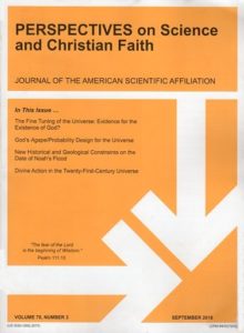 Perspectives on Science and Christian Faith, September 2018