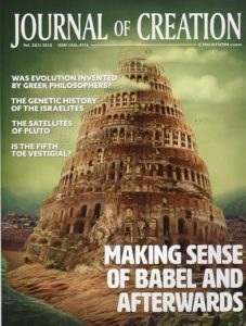 Journal of Creation, April 2018