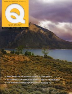 Creation Research Society Quarterly, Winter 2018