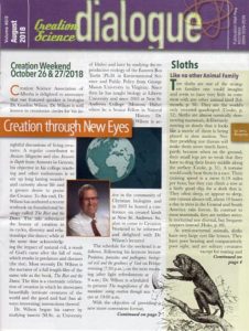 Creation Science Dialogue, August 2018