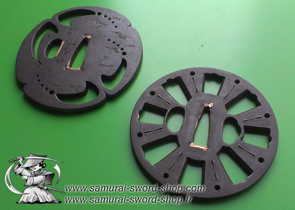 Iron pieces 4mm thick with a nice dark brown patina