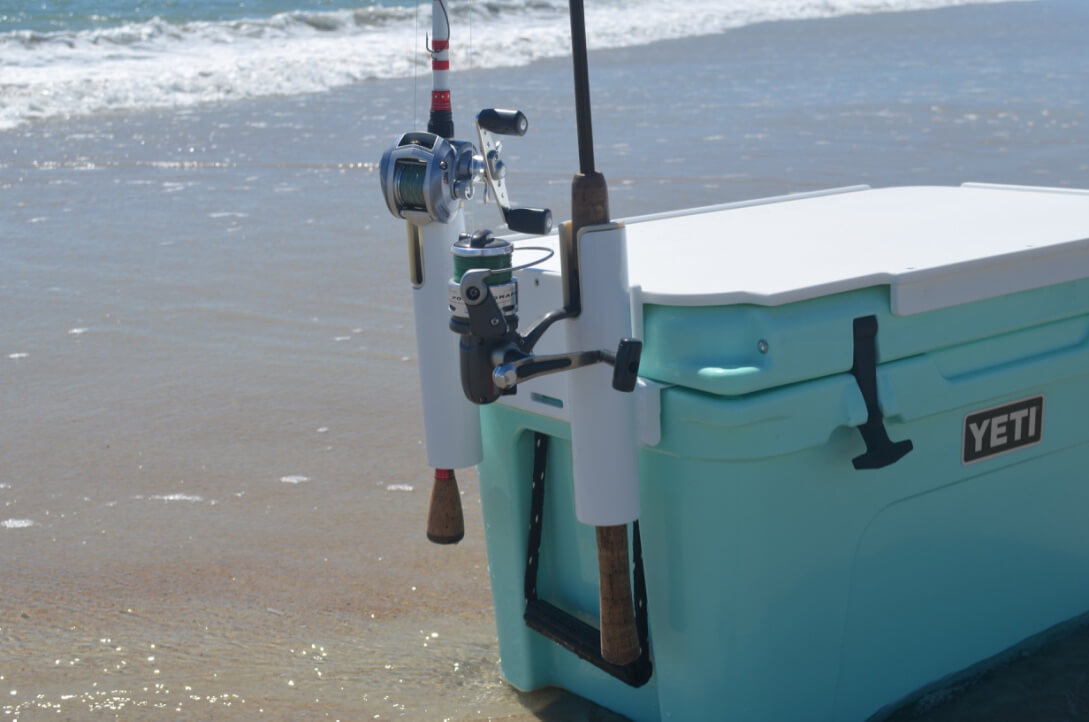 Yeti Side Mounted Two Rod Rack Boat Outfitters