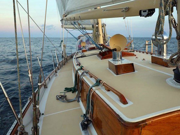 Cabin House Deck Looking Aft